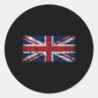 Union Jack Flag Union Jack Ronde Sticker