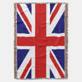 Union Jack Flag van het Verenigd Koninkrijk Deken (Voorkant Verticaal)