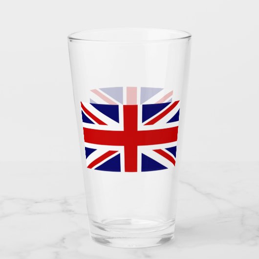 Union Jack Flag van het Verenigd Koninkrijk Glas (Voorkant)