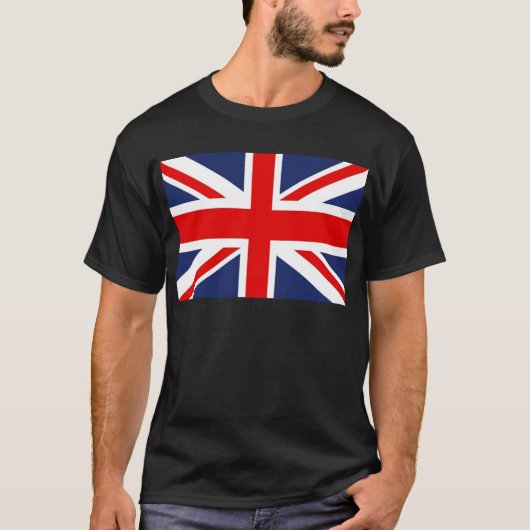 Union Jack Flag-Verenigd Koninkrijk T-shirt (Voorkant)