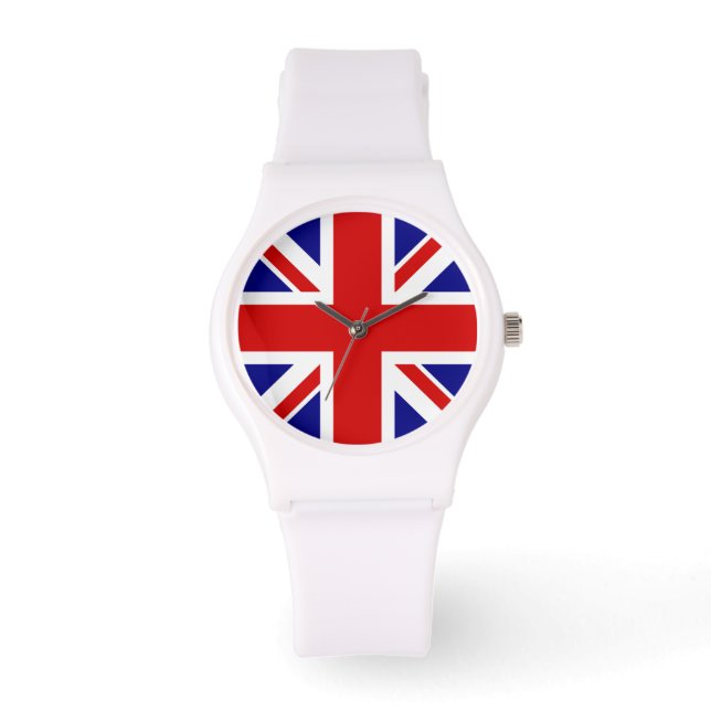 Union Jack Flag Watch Horloge (Voorkant)