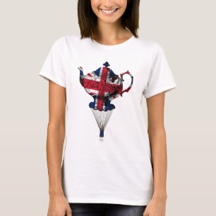 Union Jack Flying Teapot T-shirt