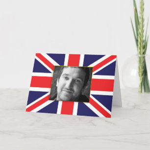 Union Jack Foto Verjaardagsfeestuitnodiging