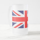Union Jack Frosted Beer Mug (Devant gauche)