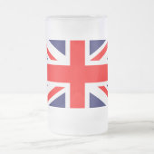 Union Jack Frosted Beer Mug (Centre)