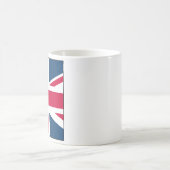 Union Jack Full Side Square Design Coffee Mug (Centre)