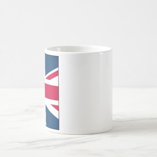 Union Jack Full Side Square Design Coffee Mug (Centre)