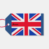 Union Jack Gift Labels Cadeaulabel (Achterkant Horizontaal)