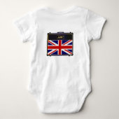 Union Jack Guitar Amplifier Romper (Achterkant)