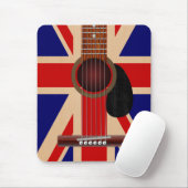 Union Jack Guitar Muismat (Met muis)
