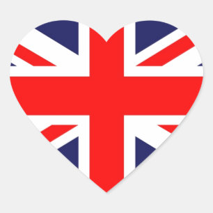Union Jack Hart Sticker