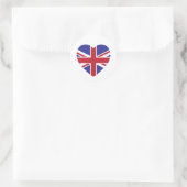 Union Jack Heart Sticker (Tas)