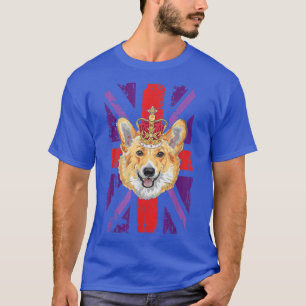 Union Jack Idea kinder & Corgi Lover voor Platinum T-shirt