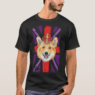 Union Jack Idea Kinder & Corgi Lover voor Platinum T-shirt