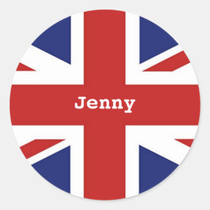 Union Jack, Jenny Ronde Sticker