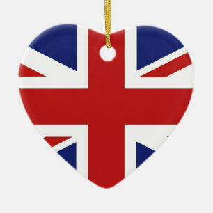 Union Jack Keramisch Ornament