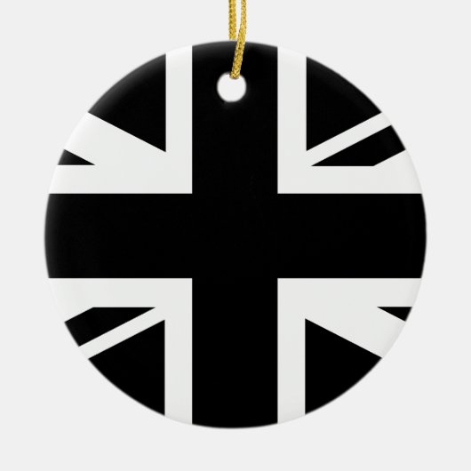 Union Jack Keramisch Ornament (Voorkant)