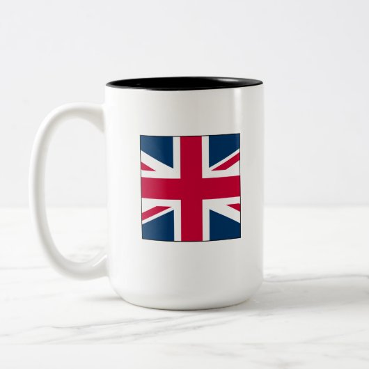 Union Jack Kleine Twee Toon 15 oz. Mok (Links)