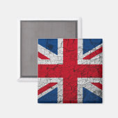 Union Jack Kühlschrankmagnet / Magnet Magneet (Voorkant / Achterkant)