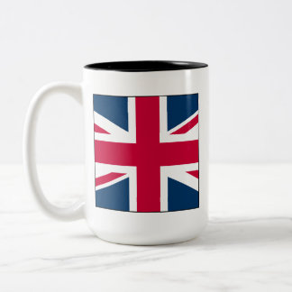 Union Jack Large Two Tone 15 Oz Mug