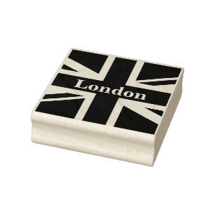 Union Jack London ~ British Flag Rubber Stamp Rubberstempel
