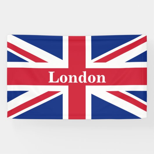 Union Jack London ~ British Flag Spandoek (Horizontaal)