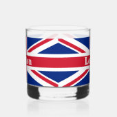 Union Jack London ~ British Flag Whisky Glas (Rechts)
