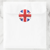 Union Jack Love Ronde Sticker (Tas)