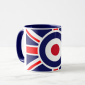 Union Jack Mods England Target Mok (Voorkant links)