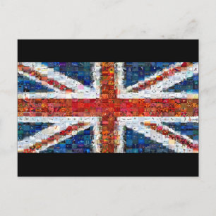 Union Jack Montage Briefkaart