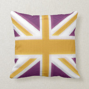 Union Jack Paars Kussen