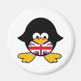 Union Jack Penguin Magneet