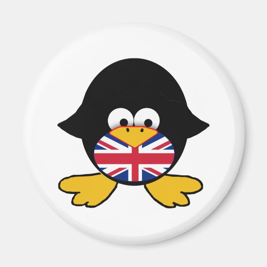Union Jack Penguin Magneet (Voorkant)
