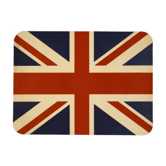 Union Jack Retro Magneet (Horizontaal)