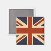 Union Jack Retro Magneet (Voorkant / Achterkant)