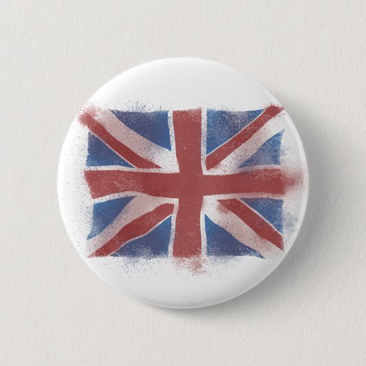 Union Jack Ronde Button 5,7 Cm (Voorkant)