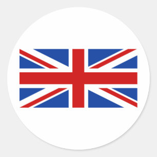 Union Jack Ronde Sticker