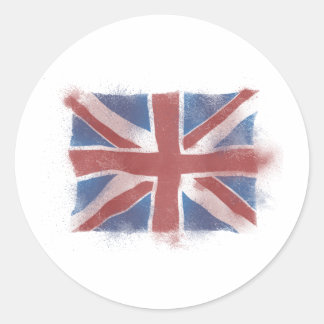 Union Jack Ronde Sticker
