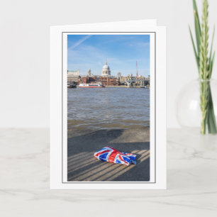 Union Jack sac London carte de voeux