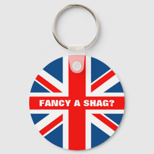 Union Jack shag Sleutelhanger