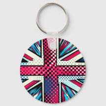 Union jack-sleutelhanger
