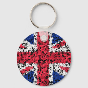 Union Jack - sleutelring Sleutelhanger