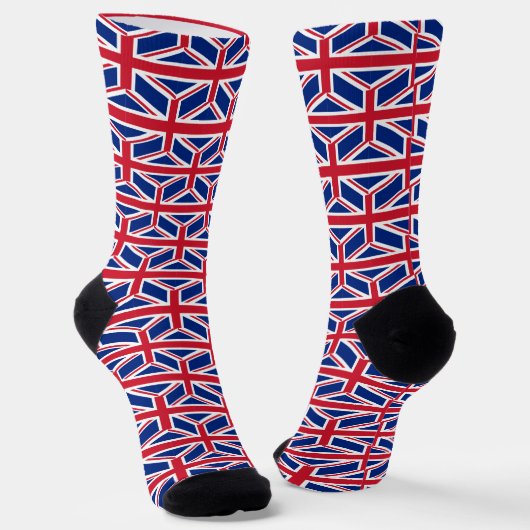 Union Jack Socks Britse patriottische Britse vlag Sokken (Gebogen)