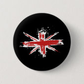 Union Jack Splatter Button (Voorkant)