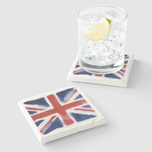 Union jack stone coaster stenen onderzetter (Zijkant)