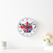 Union Jack Teapot Wall klok (Huis)