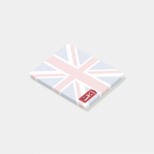 Union Jack, telefooncel Post-it® Notes (Schuin)