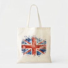 Union jack tote bag