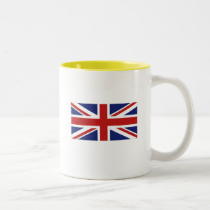 Union Jack Tweekleurige Koffiemok