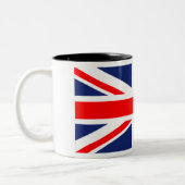Union Jack Tweekleurige Koffiemok (Links)